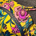 Shade & Shore Yellow Floral Push Up Bikini Top Photo 4