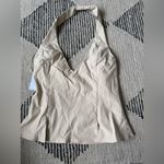Princess Polly  Childers Halter Top Beige Size 6 NWT Photo 3