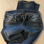 Silver Jeans Silver Pioneer Boot Leg Stretch Jean 25X32 Embellished Flap Pockets Med Wash Photo 1