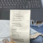 Free People  Cut Off Jean Shorts Size 30 High Rise Button Fly Distressed Festival Photo 6