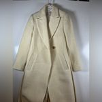 Club Monaco  Cream Wool Coat Photo 2
