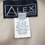 Vintage Alex Evenings floral embellishment‎ top beige/ brown dress, size 12 Photo 13