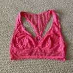 Victoria's Secret Victoria’s Secret Hot Pink Bralette Racerback Light Support Long Line S Like New Photo 0