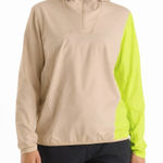 Arc’teryx Sima Pullover Jacket Women’s Medium Tan Yellow Hooded Activewear Photo 0