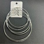 Shasa 3 pairs Large hoop earrings NEW Photo 0