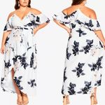 City Chic NWOT Trendy Plus Size Delicate Maxi Dress SZ-14 Photo 3