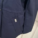 Hunter Ladies' Rain Jacket Water Resistant Cotton Smock, Navy, Size Large, NWT Photo 7