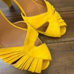 Ba&sh  Mustard Yellow Heeled Sandals size 38 Photo 8