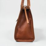 CAVALCANTI Italian Designer Leather Satchel Shoulder Bag Brown Luxury Timeless Photo 2