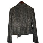 MARRAKECH Marni Leopard Moto Jacket Faux Suede Leather Brown Sz M Anthropologie Size M Photo 5