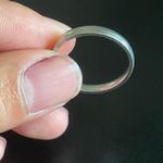 Silver stainless steel ring size 10 Photo 5