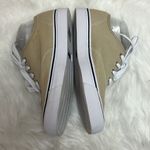 Bass Tan and White Canvas Sneakers Casual Lace Up Sneakers Size 8.5 A19 Tan Photo 4