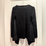 ZARA  Knit Black Women's Blazer/cardigan with faux leather Size Small Photo 1