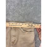 risen tan flare jeans raw hem 28 stretch distressed spots shown on leg Brown Photo 8