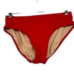 Ativa Red Racerback Tankini Two Piece Swimsuit Top sz 8 Bottom Sz 6 Sporty Photo 2