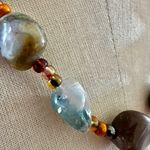 Mixed Agate Tumbled Stone Beaded Necklace Photo 6