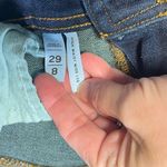 Loft High Waist Wide Leg Dark Wash Jeans size 8 Photo 2