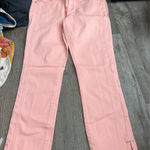 Pilcro and the Letterpress  stet pink Straight-Leg Pants size 28 Photo 0