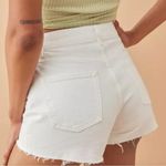 Reformation Charlie High Rise Jean Shorts in Vintage White Size 31 Photo 11