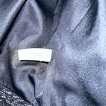 Gap  Coat Sweater Navy Blue Button Cropped Tweed Wool Blend Collar Sz L Photo 7