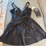 MiracleSuit  Aurora Black Shirred Swim Dress. Size 14. Photo 7