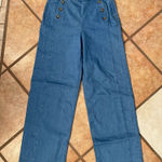 Old Navy Blue Flare & Wide Leg barrell Jeans Photo 0