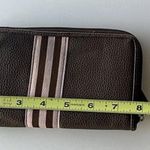 Disney Vintage Disneyland Brown Pink Tinker Bell Mickey Mouse Wallet Limited Edition Photo 6