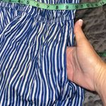 Body Glove  size XL striped shorts jumpsuit blue & white ruffle top off shoulder Photo 4