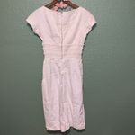 Vintage Deadstock NWT Creamy Off White Dress Henley Jr New York 50s modest dress Photo 4