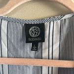 Bobeau  Striped Cold Shoulder Top | Large‎ Photo 2