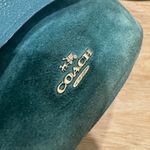 Coach  Petal Drawstring Dark Teal Bucket Leather And Suede Bag Purse #F11829 Photo 10