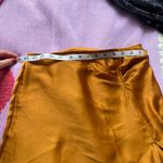 Free People Elegant Gold Satin Skirt! Photo 4
