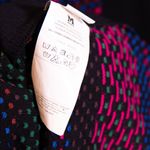 Missoni Cotton Blend Multi Color Woven Knit Stretch Short Sleeve Sweater Dress Photo 3