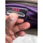 TUMI Signature Collection Logo Duffel #72163CFF Taupe Olive Trim Weekender Green Photo 2