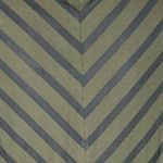 Chico's Shirt Womens Medium Green Chevron Stripe Tie Front Updated Basic Casual Photo 4