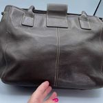 Lands' End Lands’ End brown pebbled leather satchel. Photo 4