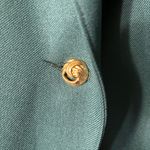 Vintage Classic Collection Plus Size Green Long Length Blazer Jacket Size 16W Photo 5