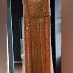 Aiden Mattox blush sequin bridesmaid dress. Pink Size 8 Photo 1