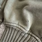 Aerie Sun’s Out Oversized Quarter Zip Sweatshirt Olive Green Size XS Photo 10