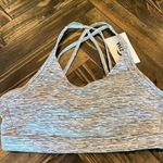 Zyia Active Sports Bra Women XL Gray Lounge Athleisure Supportive Running Hiking Photo 0