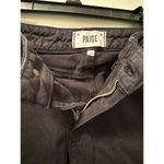 Paige Black Denim Jeans Women’s Cropped Distressed 2000s Y2K Style Gothic Photo 3