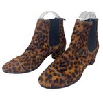 Boden Henley Block Heeled Ankle‎ Chelsea Boots, Leopard, 37 Brown Size 6 Photo 3