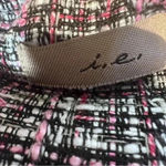 i.e A line mini career skirt black white pink fibers work casual holiday size 12 Photo 3