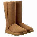 UGG  Women Sz 9 Classic Tall II Boot 1016224 Chestnut Suede Upper Authentic NIB Photo 0