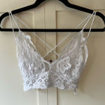Free People  FP One‎ Intimately Adella Longline Bralette White Size Small Photo 0
