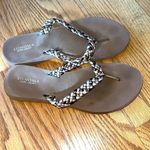 Sonoma  Tan Braided Thong Flip Flops- Size 8/8.5M Photo 3