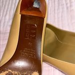 Vicari Size 8 Tan Leather Color Block Kitten Heels Photo 9