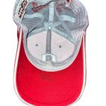 Zephyr Ohio State Buckeyes Block O snapback mesh back trucker hat Red Photo 4