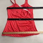 Talbots ‎ Women’s Tankini Orange & White Size 14 Underwire Bra Photo 3