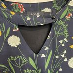 Roolee  Medium Dress Midi Navy Floral Long Sleeve Keyhole Detail Cottage Women’s Photo 3